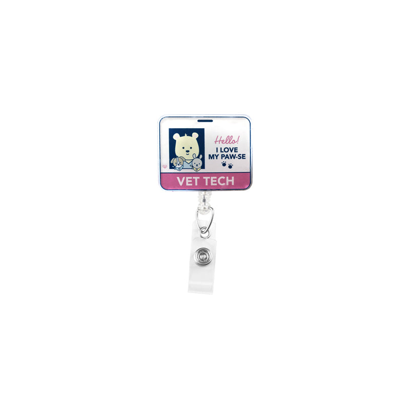 Vet Tech Badge Reel