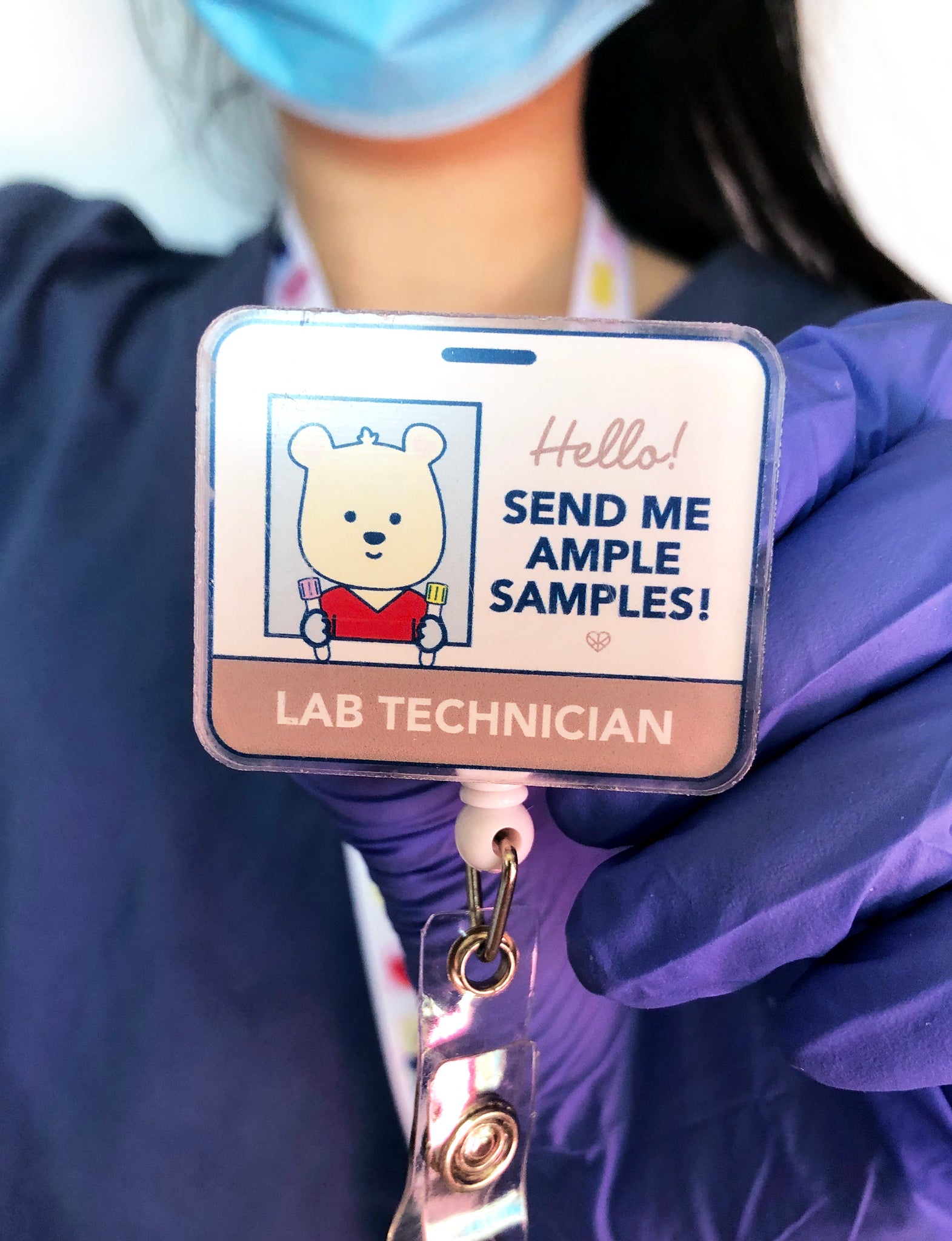 Lab Technician Badge Reel – Jessica Ku Design