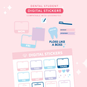 Dental Digital Stickers