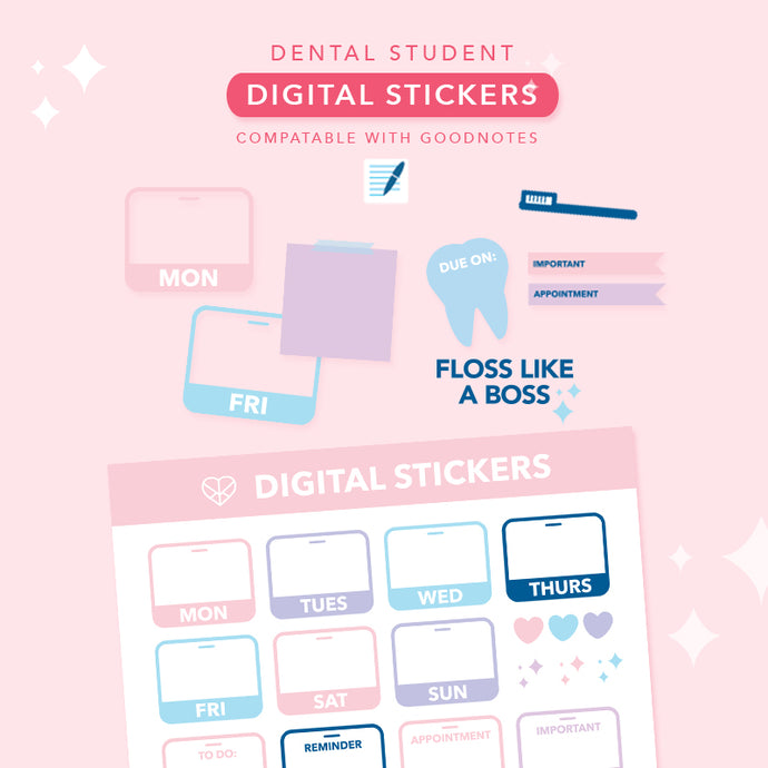 Dental Digital Stickers