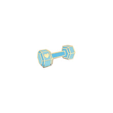 Load image into Gallery viewer, Dumbbell Hard Enamel Pin
