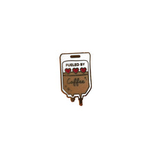 Load image into Gallery viewer, Fueled by Coffee Enamel Pin

