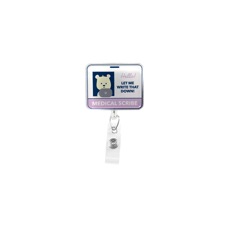 Medical Felt Badge Reels  Key fob embroidery design, Retractable id badge  holder, Badge
