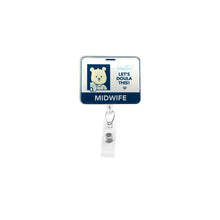 Load image into Gallery viewer, Midwife Badge Reel
