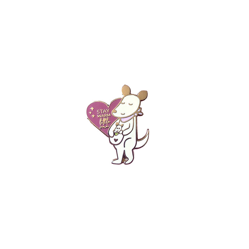 Kangaroo Care Hard Enamel Pin