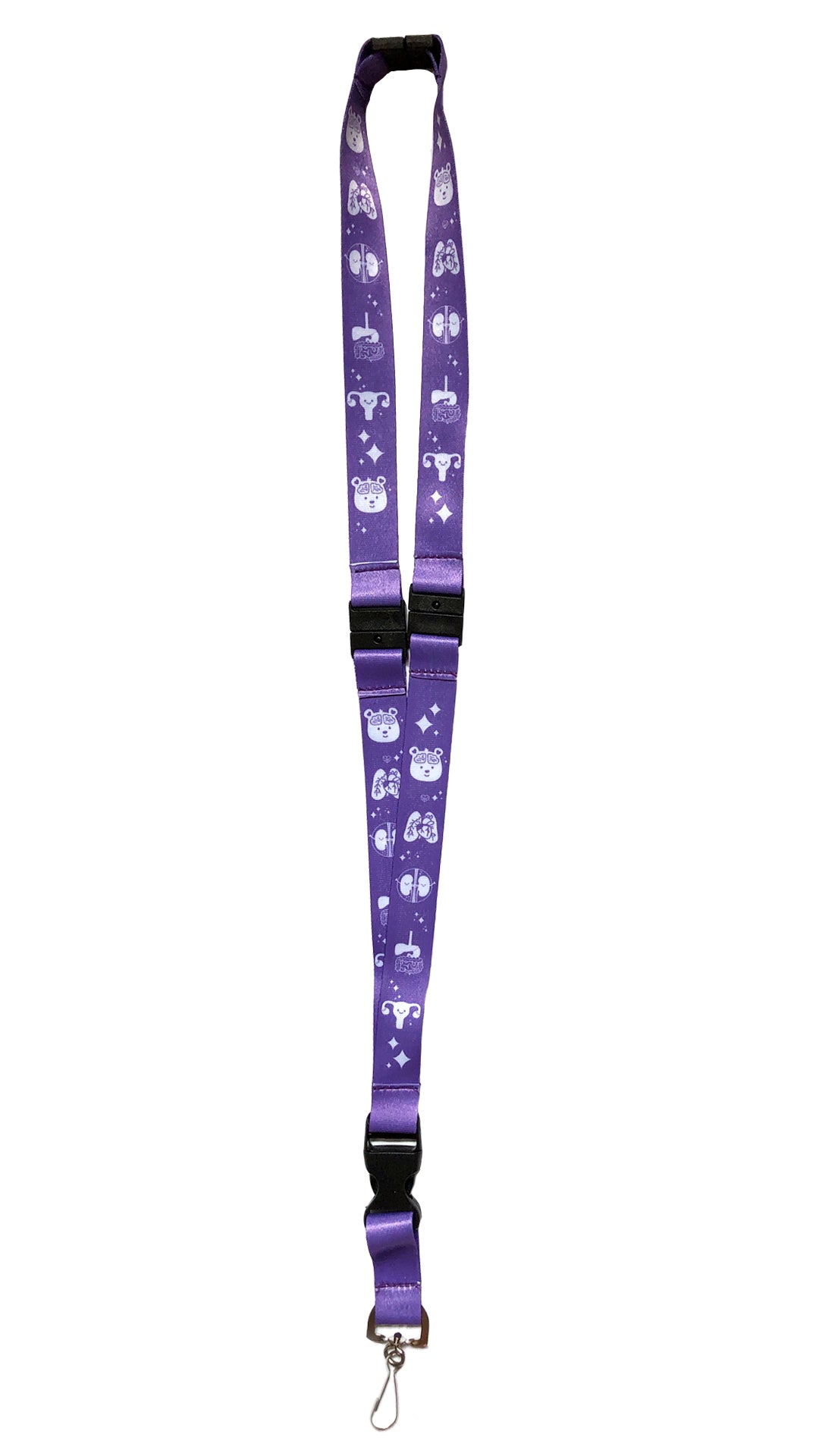 Medical 3 point breakaway lanyard