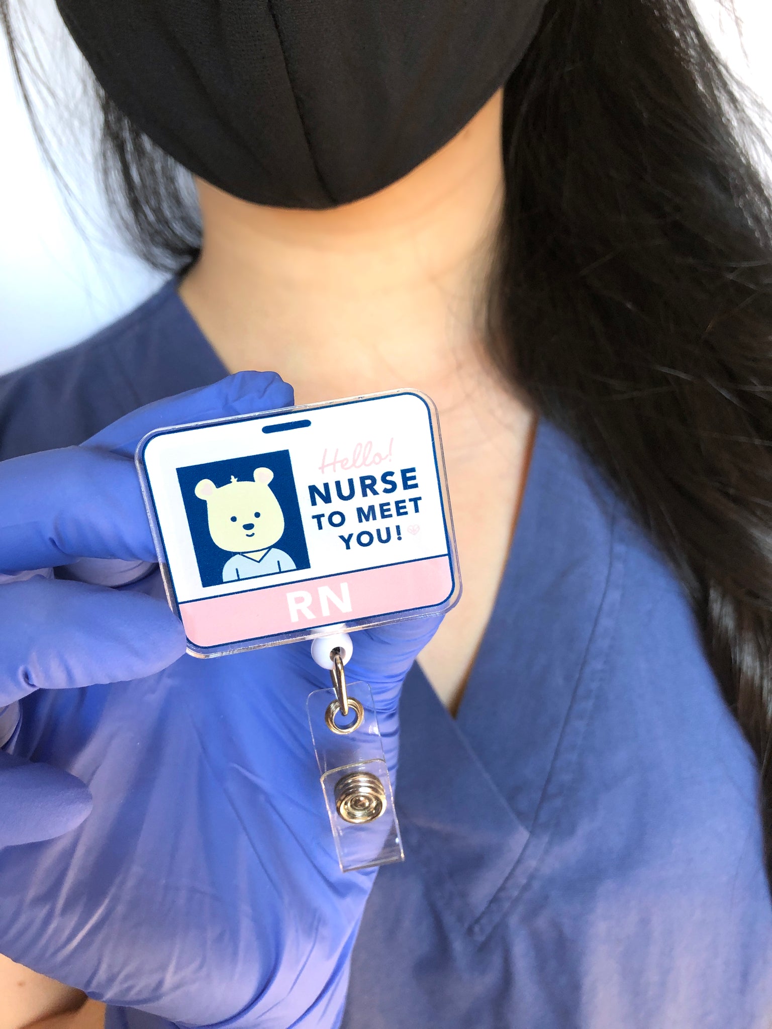 Lion Cub Badge Reel, Cartoon Badge Reel, Personalized Nurse Badge Holder,  Retractable Badge Reel, Gift for Nurse