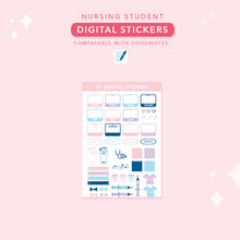 Load image into Gallery viewer, Nursing Student Digital Planner Stickers
