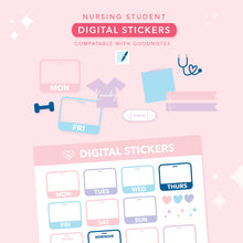 Load image into Gallery viewer, Digital Nurse Stickers

