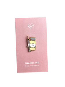 Stay up-to-date - Vaccine Enamel Pin